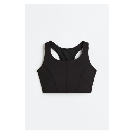 H & M - Sportovní podprsenka High Support z DryMove™ - černá H&M