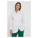 Košile PS Paul Smith bílá barva, relaxed, s klasickým límcem
