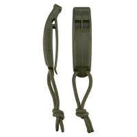 Signal Whistle Molle 2-Pack olivový