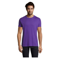 SOĽS Imperial Pánské triko s krátkým rukávem SL11500 Dark purple