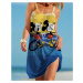 Dámské plážové šaty s potiskem Disney Mickey Mouse