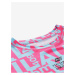 Tmavě růžové holčičí funkční triko ALPINE PRO Louso
