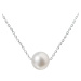 Evolution Group Perlový náhrdelník z pravých říčních perel bílý 22014.1