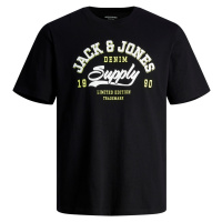 Jack&Jones Pánské triko JJELOGO Standard Fit 12246690 Black