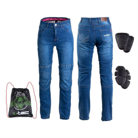 Dámské moto jeansy W-TEC GoralCE Barva modrá