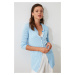 Trendyol Cardigan - Blue - Fitted