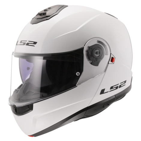 Výklopná přilba LS2 FF908 Strobe II Gloss White