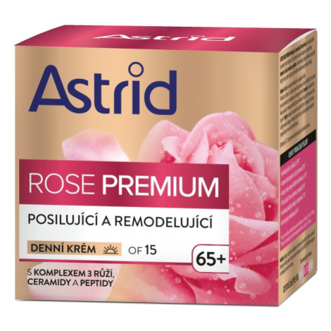 Astrid Posilující a remodelujicí denní krém OF 15 Rose Premium 50 ml