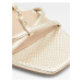 Dámské sandály na podpatku ve zlaté barvě ALDO Josefina