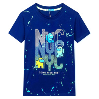 Chlapecké tričko - KUGO HC0706, modrá Barva: Modrá
