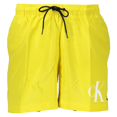 Calvin Klein žluté pánské plavky