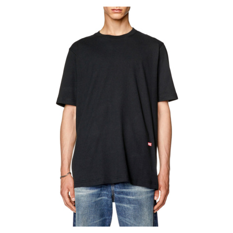 Tričko diesel t-just-l8 t-shirt černá