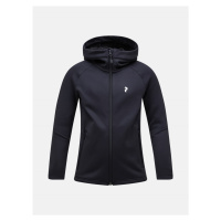 Mikina peak performance jr rider zip hood černá