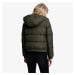 Bunda Urban Classics Ladies Hooded Puffer Jacket Dark Olive