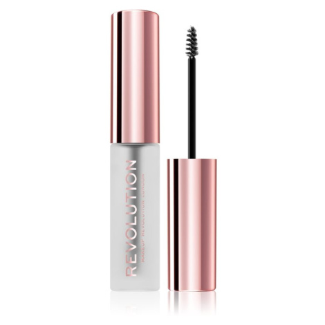 Makeup Revolution Brow Fixer gel na obočí odstín Clear 6 ml