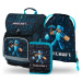 Baagl Aktovka Minecraft Ergo Blue - set