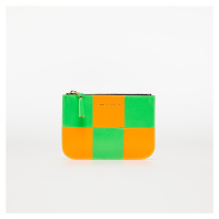 Comme des Garçons Fluo Squares Wallet Orange/ Green