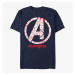 Queens Marvel Avengers: Endgame - Line Art Logo Men's T-Shirt