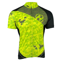 HAVEN Cyklistický dres s krátkým rukávem - SINGLETRAIL NEO - zelená/černá