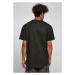 Recycled Curved Shoulder Tee - black