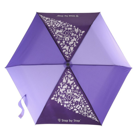 Dětský skládací deštník s magickým efektem, fialový Hama