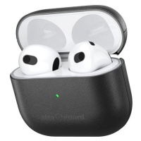 AlzaGuard Genuine Leather Case pro AirPods 2021 černé