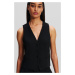 Vesta karl lagerfeld tailored waistcoat black