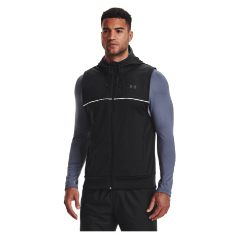 UNDER ARMOUR-UA AF Storm Hooded Vest-BLK Černá