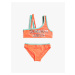 Koton Bikini Set - Orange - With Slogan