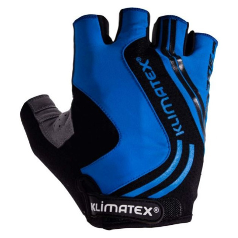 Klimatex RAMI Pánské cyklistické rukavice, modrá, velikost