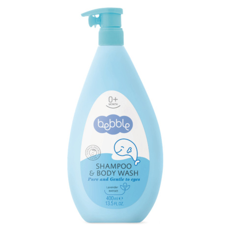 Dětský šampon a mycí gel s levandulí Bebble 400 ml