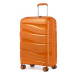 KONO Cestovní kufr na kolečkách s TSA zámkem 39L - oranžová