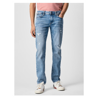 Světle modré pánské slim fit džíny Pepe Jeans Hatch