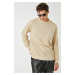 Koton Men's Beige Sweater