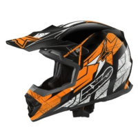 AXO Tribe off-road helma černá/oranžová