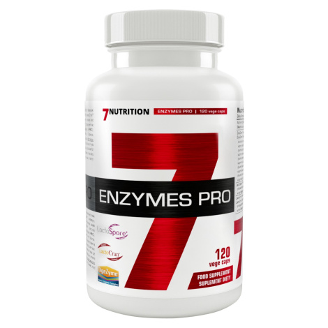 7Nutrition Enzymes Pro 120 cps Varianta: směs trávicích enzymů s přídavkem probiotika LactoSpore