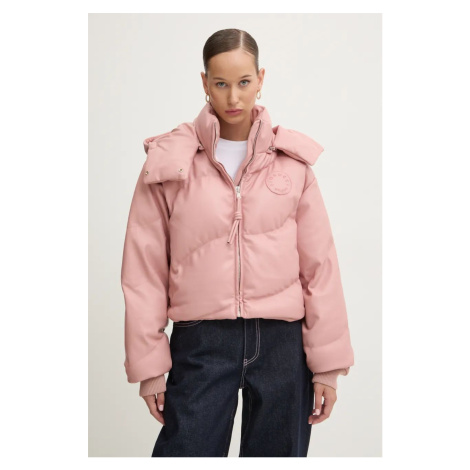 Bunda Fiorucci dámská, růžová barva, zimní, W01FPOJA164VL01PN02