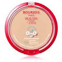 Bourjois Healthy Mix matující pudr pro zářivý vzhled pleti odstín 04 Golden Beige 10 g