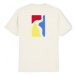 Poetic Collective Color logo t-shirt Béžová