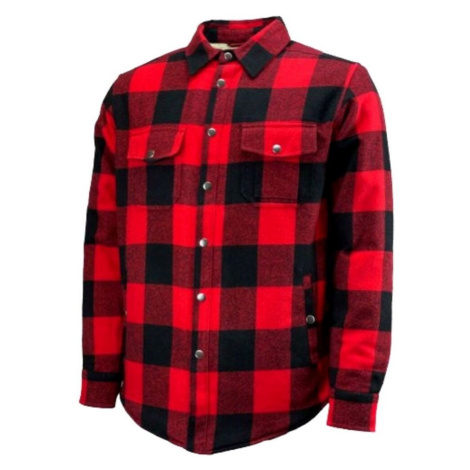 Ekw Pánská flanelová košile Austin červená Červená