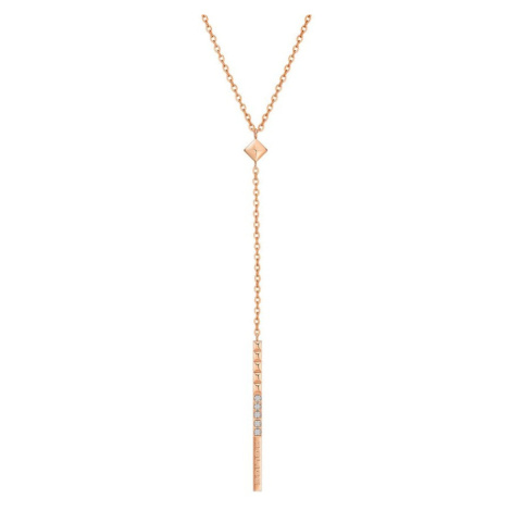 Police Slušivý pozlacený náhrdelník z oceli Tazia PEJLN2010543