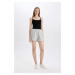 DEFACTO Regular Fit Sweatshirt Shorts