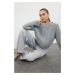 Trendyol Gray Reversible Knitwear Sweater