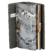 Luxusní dámská kožená peněženka Uhop, šedá