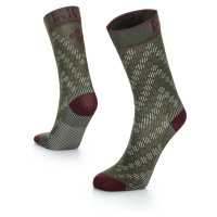 Kilpi CYCLER-U Unisex běžecké ponožky RU0906KI Khaki