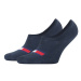 Tommy Hilfiger Socks - TH FOOTIE HIGH CUT 2P FLAG blue