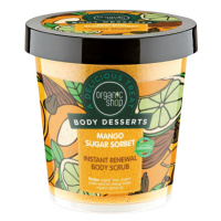 Organic Shop , Mangový cukrový Sorbet,Tělový peeling, 450 ml