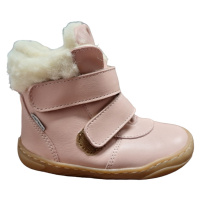 Pegres Barefoot SBF42 Dětské zimní boty růžové