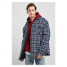 Plaid Quilted Shirt Jacket - lightblue/darkblue