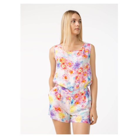 Conte Woman's Playsuits & Jumpsuits Floral-White Conte of Florence